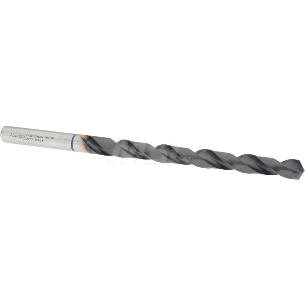 Accupro 1BT1111-AC Taper Length Drill Bit: 0.4375" Dia, 118 ° 