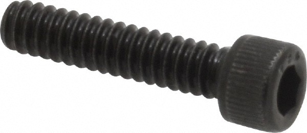 Value Collection - Hex Head Cap Screw: #6-32 X 5/8", Alloy Steel, Black ...