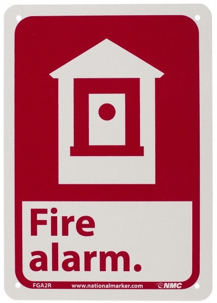 Fire Alarm, Plastic Fire Sign