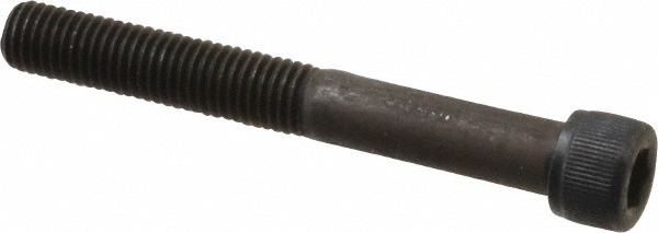 Value Collection 011189P Hex Head Cap Screw: 1/4-28 x 2", Alloy Steel, Black Oxide Finish Image