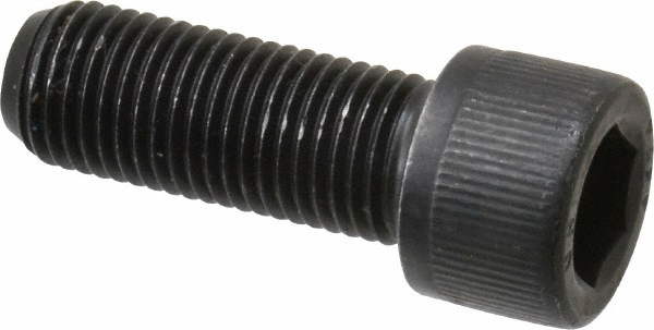 Value Collection 011291P Hex Head Cap Screw: 3/8-24 x 1", Alloy Steel, Black Oxide Finish Image