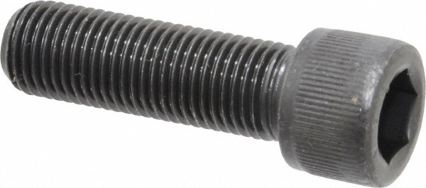 Value Collection 011293PR Hex Head Cap Screw: 3/8-24 x 1-1/4", Alloy Steel, Black Oxide Finish Image