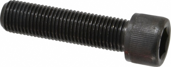 Value Collection 011295P Hex Head Cap Screw: 3/8-24 x 1-1/2", Alloy Steel, Black Oxide Finish Image