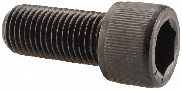 Value Collection 011339PR Hex Head Cap Screw: 7/16-20 x 1", Alloy Steel, Black Oxide Finish Image