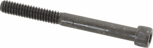 Value Collection 011165P Hex Head Cap Screw: 1/4-20 x 2-1/2", Alloy Steel, Black Oxide Finish Image