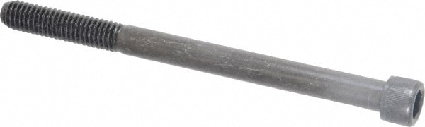 Value Collection 011281P Hex Head Cap Screw: 3/8-16 x 5", Alloy Steel, Black Oxide Finish Image