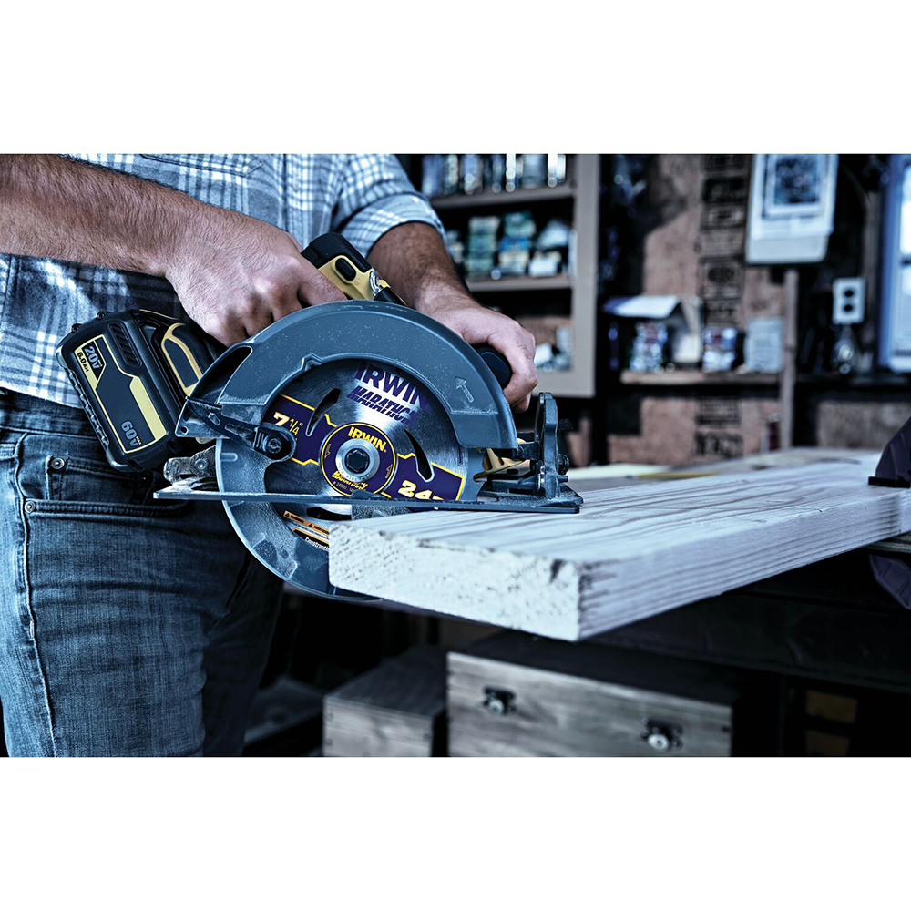 Irwin Wet & Dry Cut Saw Blade 71/4" Dia, 5/8" Arbor Hole, 0.071