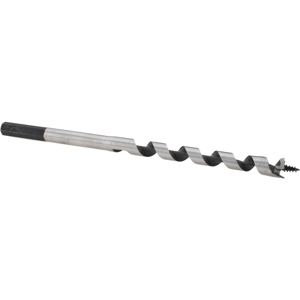 7/16", 5/16" Diam Straight Shank, 7-1/2" Overall Length with 4-1/2" Twist, Solid Center Auger Bit