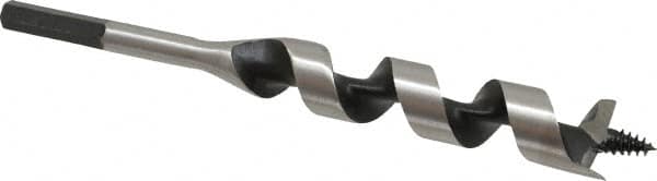 7/8", 5/16" Diam Straight Shank, 7-1/2" Overall Length with 4-1/2" Twist, Solid Center Auger Bit