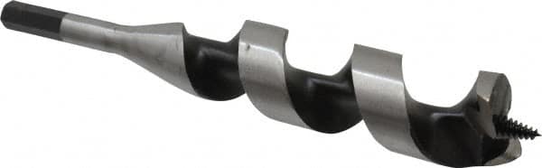 1-1/2", 7/16" Diam Straight Shank, 7-1/2" Overall Length with 4-1/2" Twist, Solid Center Auger Bit