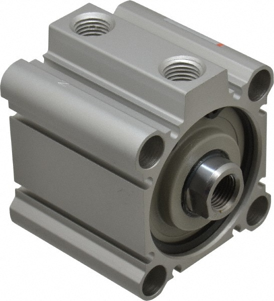 SMC PNEUMATICS NCDQ2B50-20DZ Double Acting Rodless Air Cylinder: 2" Bore, 3/4" Stroke, 145 psi Max, 1/4 NPT Port, Double Clevis Mount 