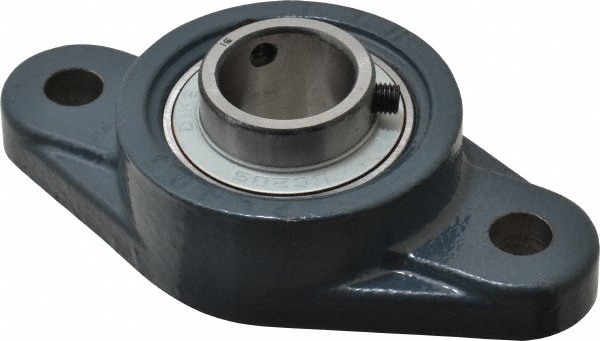 1" ID, 2-11/16" OAW x 5-1/8" OAL x 2-11/16" OAH 2-Bolt High Temperature Flange Bearing