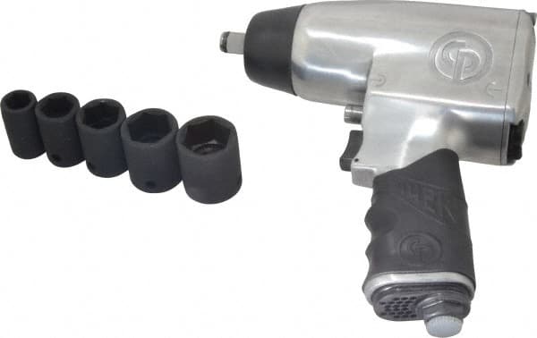 Chicago Pneumatic T025163 Air Impact Wrench: 1/2" Drive, 8,400 RPM, 200 ft/lb 