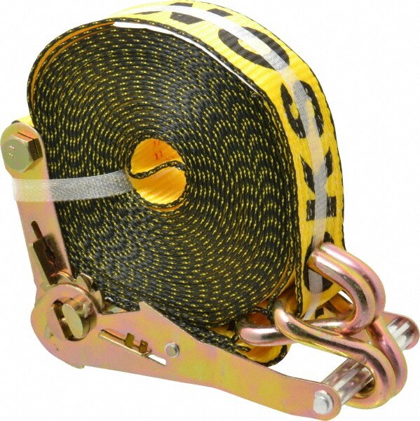 Strap Sling: 2" Wide, 27' Long, 3,300 lb Vertical, 10,000 lb Choker
