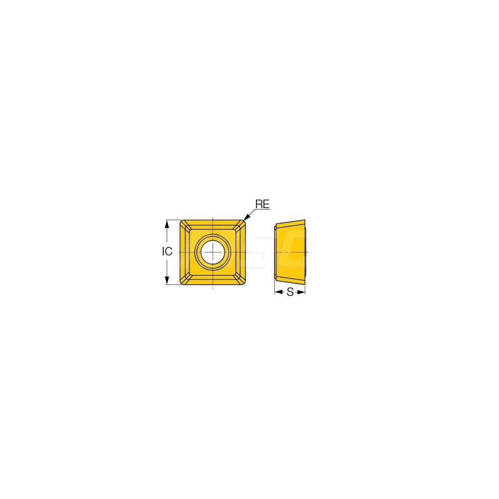 Iscar - Indexable Drill Insert: SOMX07DT IC1008, Solid Carbide