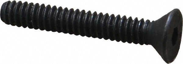 Value Collection 211071PR Flat Socket Cap Screw: #10-24 x 1-1/4" Long, Alloy Steel, Black Oxide Finish Image