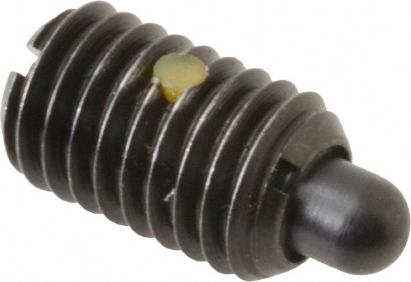 Threaded Spring Plunger: 1/2-13, 13/16" Thread Length, 0.248" Dia, 1/4" Projection
