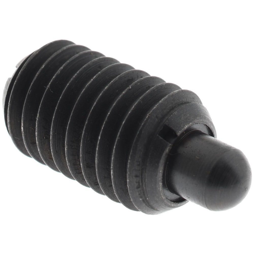 Threaded Spring Plunger: 1/2-13, 13/16" Thread Length, 0.248" Dia, 1/4" Projection