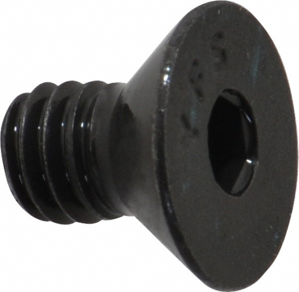 Value Collection 211157P Flat Socket Cap Screw: 5/16-18 x 1/2" Long, Alloy Steel, Black Oxide Finish Image