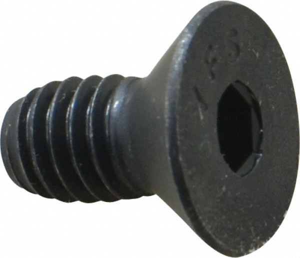 Value Collection 211159PR Flat Socket Cap Screw: 5/16-18 x 5/8" Long, Alloy Steel, Black Oxide Finish Image