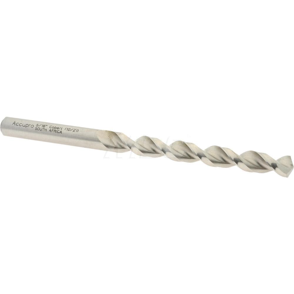 Accupro 1640794-AC Jobber Length Drill Bit: 0.3125" Dia, 130 °, Cobalt 