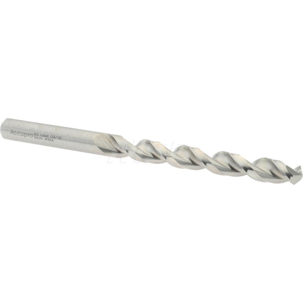 Accupro 1640900-AC Jobber Length Drill Bit: 0.3543" Dia, 130 °, Cobalt 