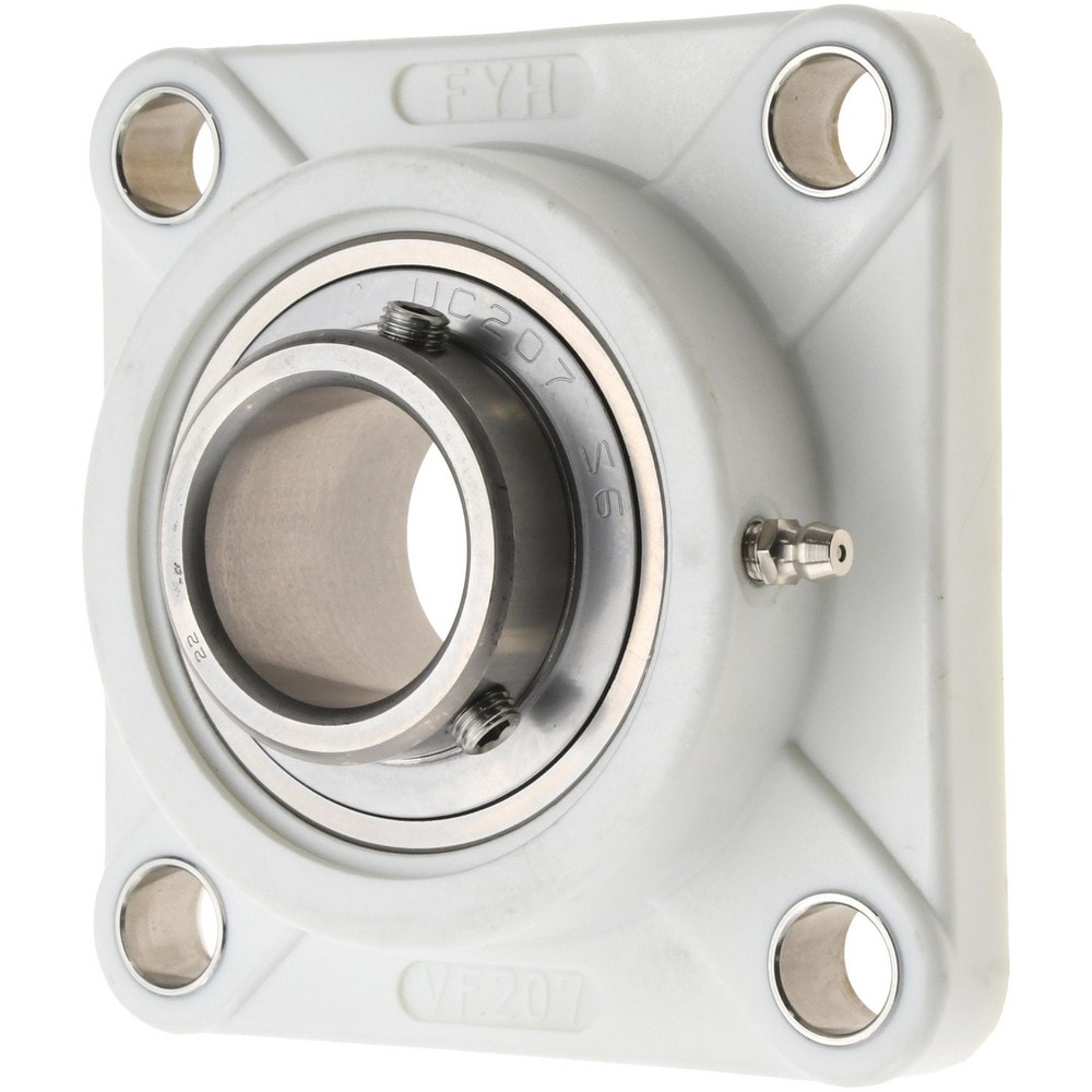 1-3/8" ID, 1-3/4" OAL x 4-19/32" OAH 4-Bolt Flange Mounted Bearing