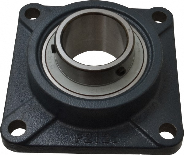 2-7/16" ID, 6-7/8" OAW x 6-7/8" OAL x 6-7/8" OAH 4-Bolt High Temperature Flange Bearing