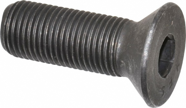 Value Collection 211313PR Flat Socket Cap Screw: 1/2-20 x 1-1/2" Long, Alloy Steel, Black Oxide Finish Image