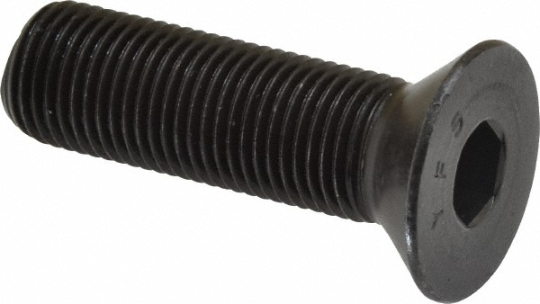 Value Collection 211315PR Flat Socket Cap Screw: 1/2-20 x 1-3/4" Long, Alloy Steel, Black Oxide Finish Image