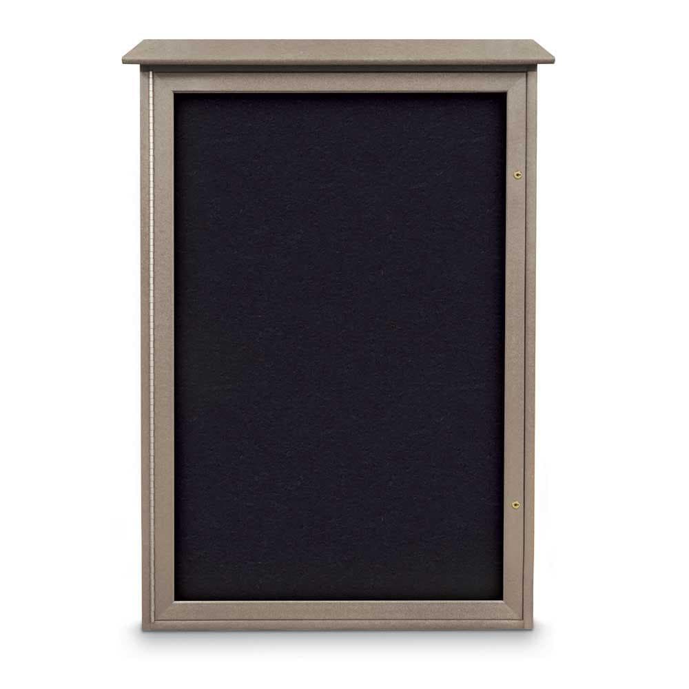 United Visual Products - Enclosed Recycled Rubber Bulletin Board: 48 ...