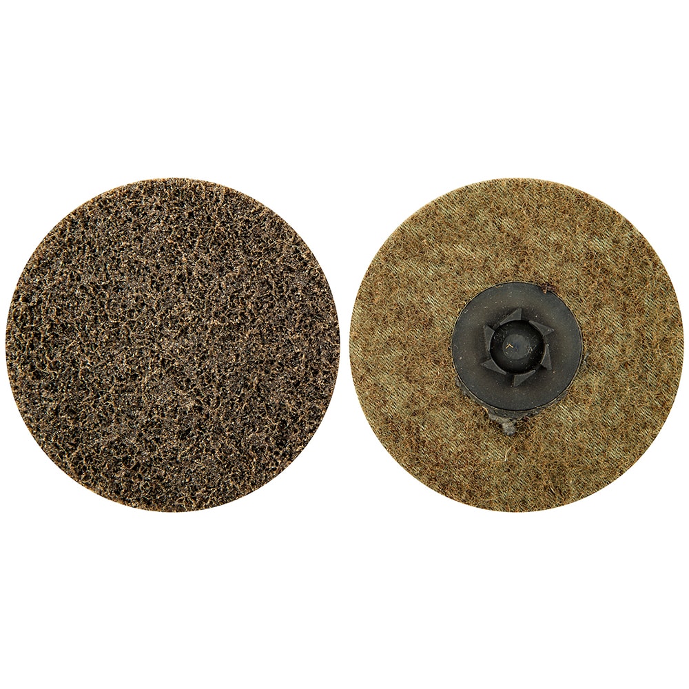 Quick-Change Disc: Power-Lock Type 1, 3" Disc Dia, Aluminum Oxide, Non-Woven