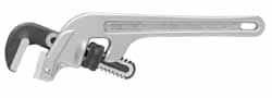 End Pipe Wrench: 10" OAL, Aluminum