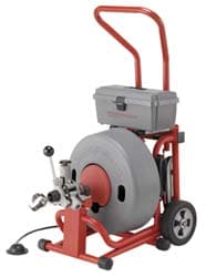 Ridgid 93557 Electric Battery Drain Cleaning Machine Image