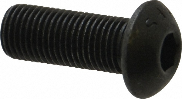 Value Collection 201185PR Socket Cap Screw: 3/8-24 x 1, Alloy Steel, Black Oxide Finish Image