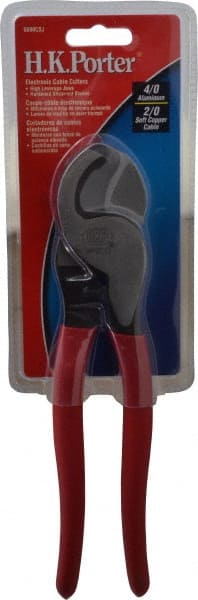Cable Cutter: Steel Handle, 9-1/2" OAL