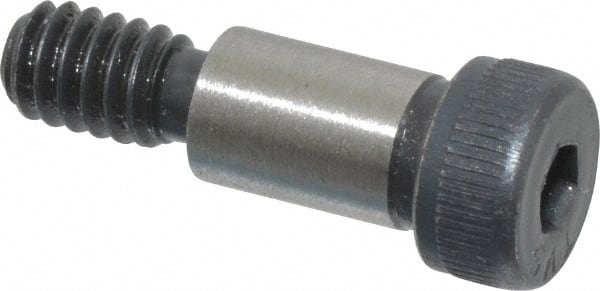 5/8-1/2-13 x 4 1/2 Coarse Thread Socket Shoulder Screw Nylon Pellet Alloy Steel Black Oxide Pk 10 