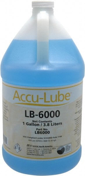 Accu-Lube LB6000 Cutting & Sawing Fluid: 1 gal Bottle 