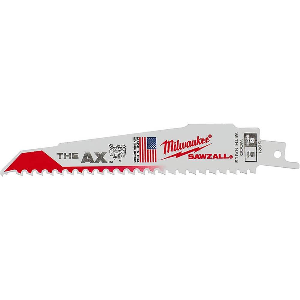 Milwaukee Tool 48-00-5021 Reciprocating Saw Blade: Steel 