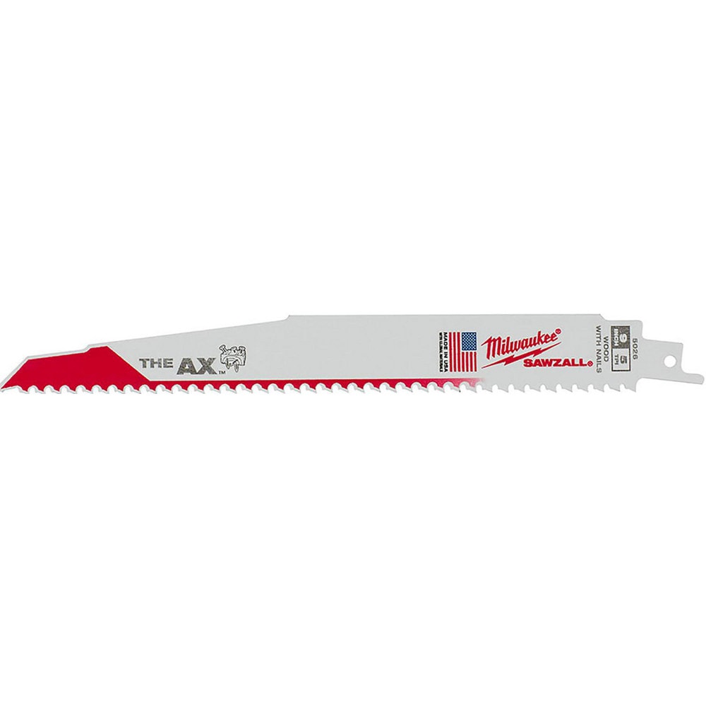 Milwaukee Tool 48-00-5026 Reciprocating Saw Blade: Steel Image