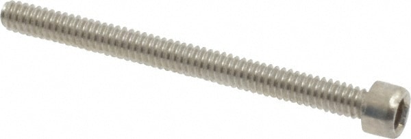 Value Collection R40662141 Hex Head Cap Screw: #2-56 x 1", Grade 18-8 Stainless Steel Image