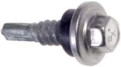 ITW Buildex 560089 #12-24, Hex Washer Head, Hex Drive, 2" Length Under Head, #5 Point, Self Drilling Screw 