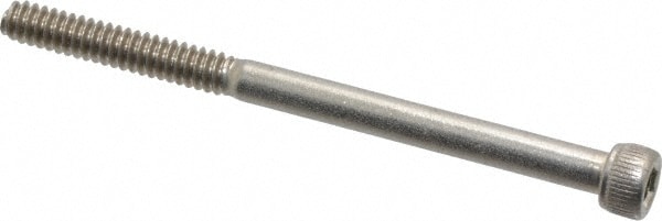 Value Collection R40666241 Hex Head Cap Screw: #6-32 x 2", Grade 18-8 Stainless Steel Image