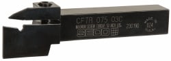 Seco 86323 0.43" Max Depth, 3mm Min Width, External Right Hand Indexable Grooving/Cutoff Toolholder Image