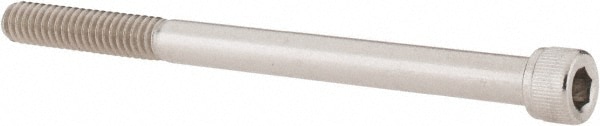 Value Collection R40684204 Hex Head Cap Screw: 1/4-20 x 3-1/2", Grade 18-8 Stainless Steel Image