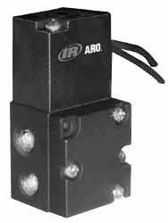 ARO/Ingersoll-Rand P261SS-012-D Stacking Solenoid Valve: Solenoid, 3-Way, 2 Position, Spring Return Image