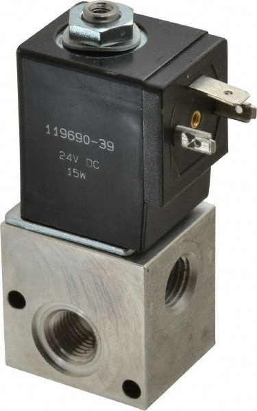 ARO/Ingersoll-Rand CAT77S-024-D Stacking Solenoid Valve: Solenoid, Spring Return Image