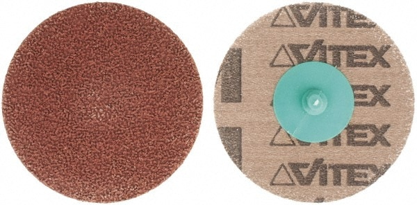 Made in USA 140365 Quick-Change Disc: Type R, 3" Disc Dia, 240 Grit, Aluminum Oxide, Coated Image