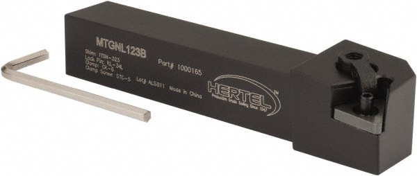 Hertel 1000165 LH MTGN -5° Negative Rake Indexable Turning Toolholder Image