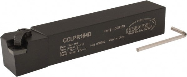 Hertel 1000070 RH CCLP 3.5° Positive Rake Indexable Turning Toolholder 